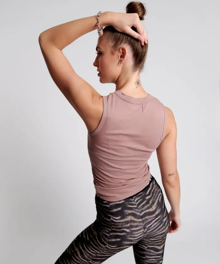 Women One Teaspoon Tees and Tanks OTS LILAC EQUIPMENT TANK Women One Teaspoon Tees and Tanks OTS LILAC EQUIPMENT TANK
