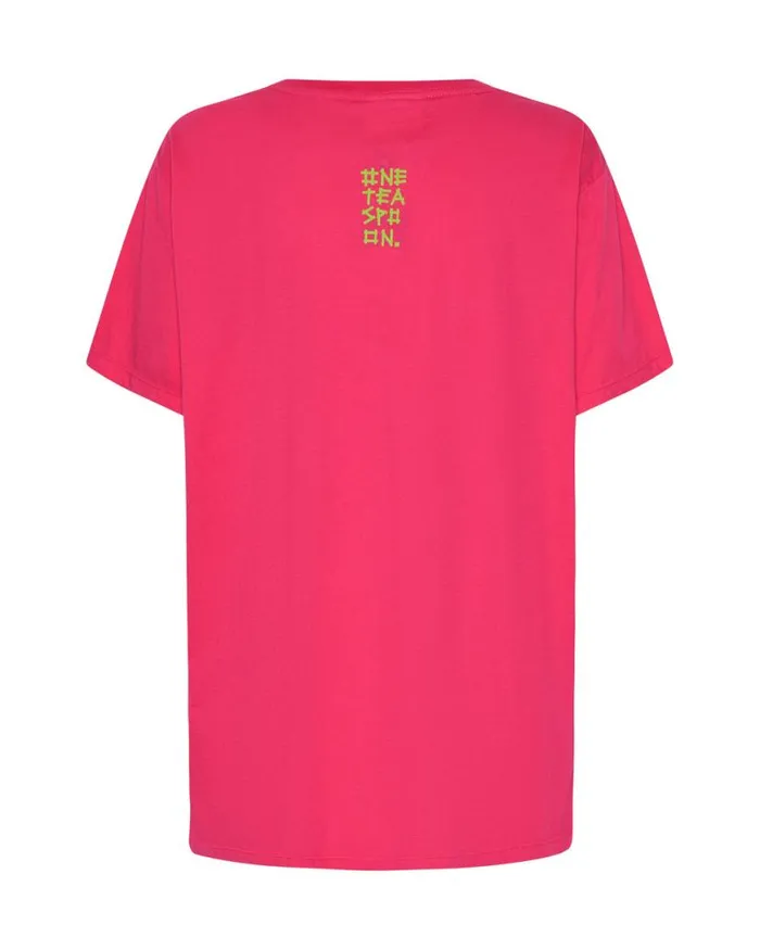 Women One Teaspoon Tees and Tanks PINK GLO ONE TEASPOON ORGANIC LOGO UNISEX TEE Women One Teaspoon Tees and Tanks PINK GLO ONE TEASPOON ORGANIC LOGO UNISEX TEE