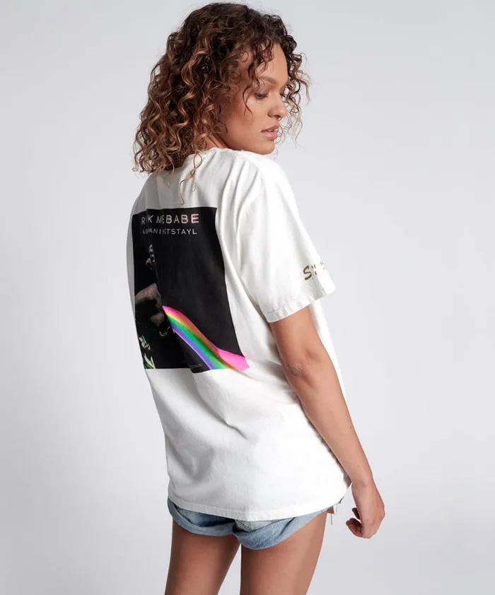 Women One Teaspoon Tees and Tanks ROCK ME BABE SOS UNISEX TEE Women One Teaspoon Tees and Tanks ROCK ME BABE SOS UNISEX TEE