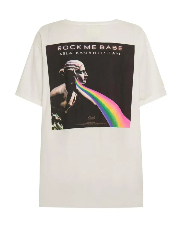 Women One Teaspoon Tees and Tanks ROCK ME BABE SOS UNISEX TEE Women One Teaspoon Tees and Tanks ROCK ME BABE SOS UNISEX TEE