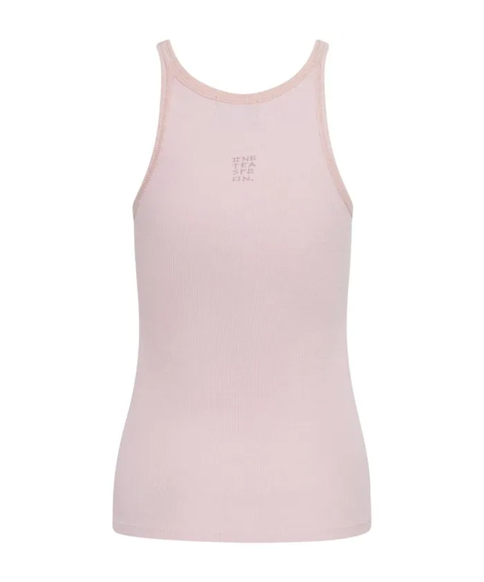 Women One Teaspoon Tees and Tanks ROSE QUARTZ ONE TEASPOON RIB SINGLET Women One Teaspoon Tees and Tanks ROSE QUARTZ ONE TEASPOON RIB SINGLET