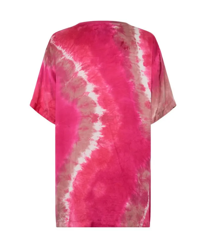 Women One Teaspoon Tees and Tanks SATIN SOLAR FLARE TEE Women One Teaspoon Tees and Tanks SATIN SOLAR FLARE TEE
