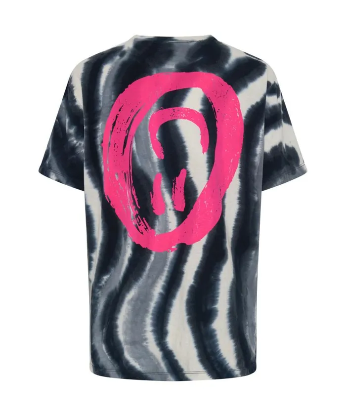 Women One Teaspoon Tees and Tanks SOLAR STORM HAND PRINTED ORGANIC CREW TEE Women One Teaspoon Tees and Tanks SOLAR STORM HAND PRINTED ORGANIC CREW TEE