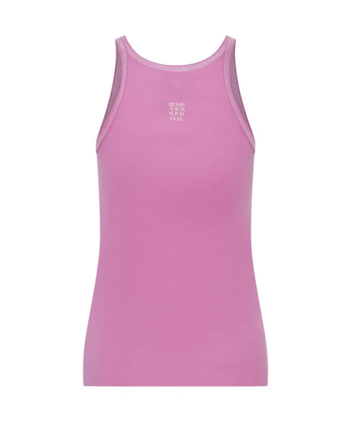 Women One Teaspoon Tees and Tanks WILD ORCHID ONE TEASPOON FINE RIB SINGLET Women One Teaspoon Tees and Tanks WILD ORCHID ONE TEASPOON FINE RIB SINGLET
