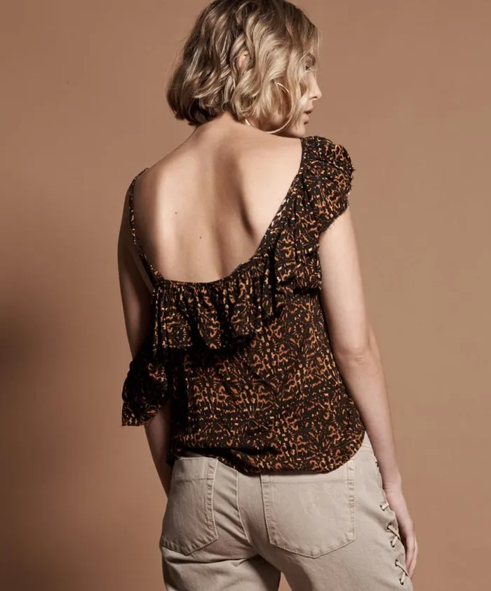 Women One Teaspoon Tops AFRICA ASHELY TOP Women One Teaspoon Tops AFRICA ASHELY TOP