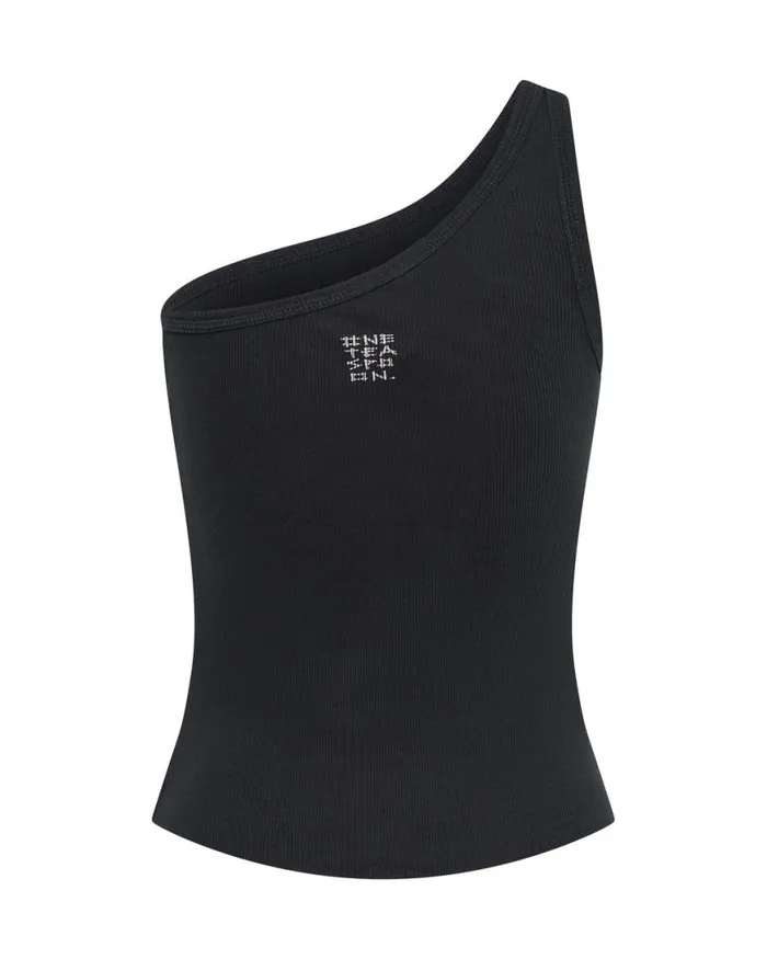 Women One Teaspoon Tops ASYMMETRICAL RIB TANK TOP Women One Teaspoon Tops ASYMMETRICAL RIB TANK TOP