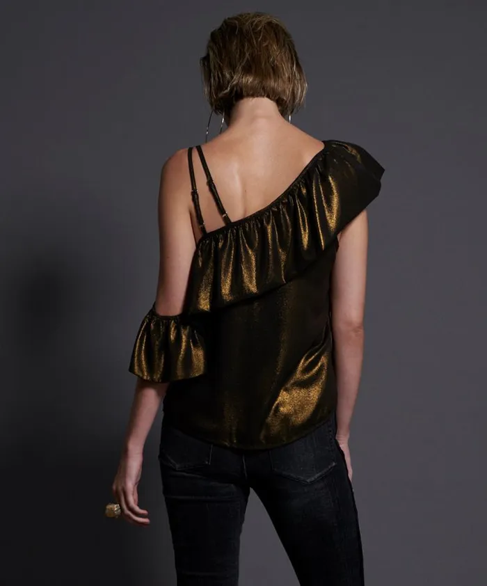 Women One Teaspoon Tops BRONZE ASHLEY TOP Women One Teaspoon Tops BRONZE ASHLEY TOP