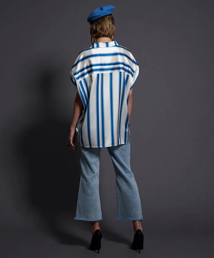 Women One Teaspoon Tops COCKTAIL STRIPE ALEXANDER TOP Women One Teaspoon Tops COCKTAIL STRIPE ALEXANDER TOP