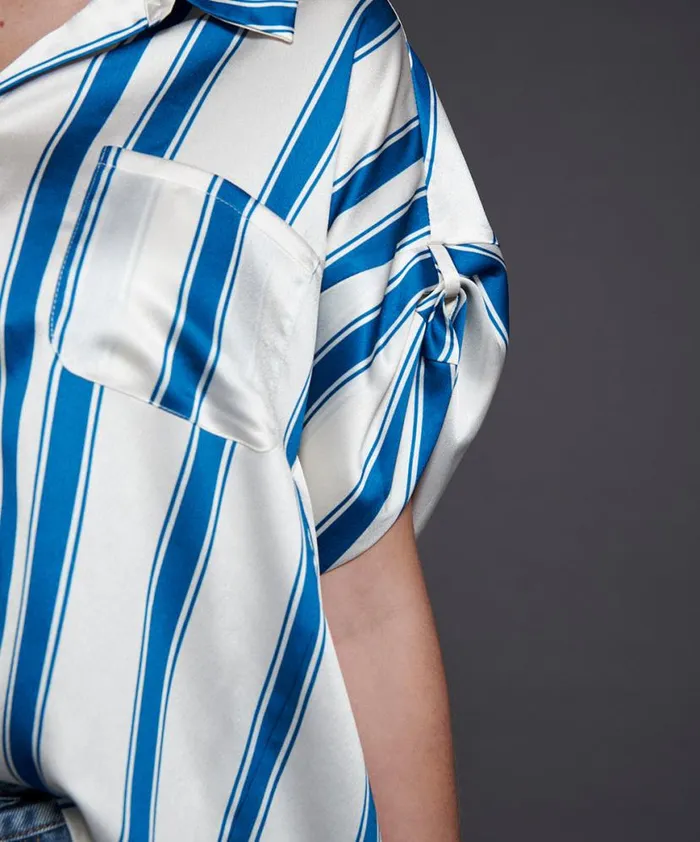 Women One Teaspoon Tops COCKTAIL STRIPE ALEXANDER TOP Women One Teaspoon Tops COCKTAIL STRIPE ALEXANDER TOP