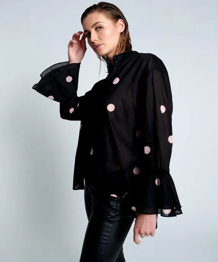 Women One Teaspoon Tops COSMIC FANTASIE SHIRT Women One Teaspoon Tops COSMIC FANTASIE SHIRT