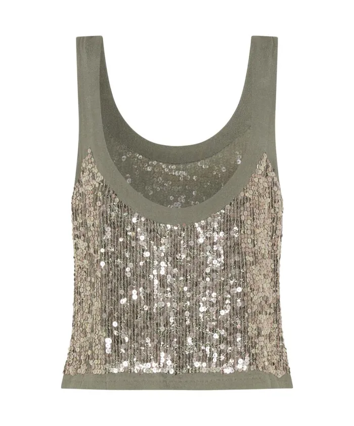 Women One Teaspoon Tops CROPPED HAND EMBELLISHED FRAME TOP Women One Teaspoon Tops CROPPED HAND EMBELLISHED FRAME TOP