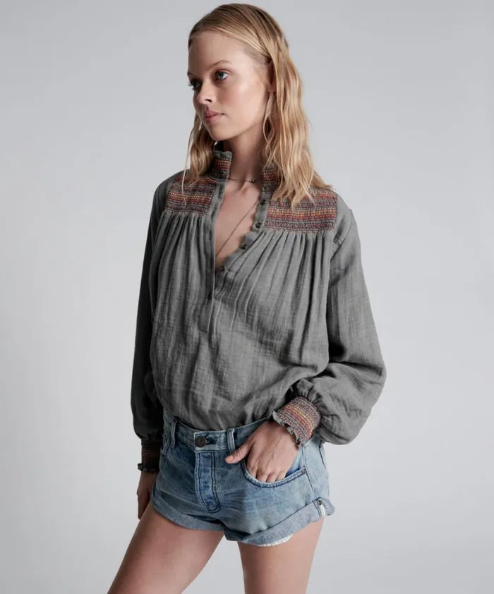 Women One Teaspoon Tops DAYDREAM PARADISE TOP Women One Teaspoon Tops DAYDREAM PARADISE TOP