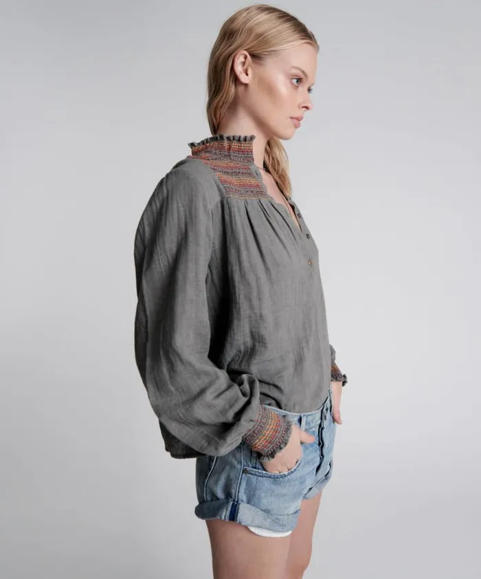 Women One Teaspoon Tops DAYDREAM PARADISE TOP Women One Teaspoon Tops DAYDREAM PARADISE TOP