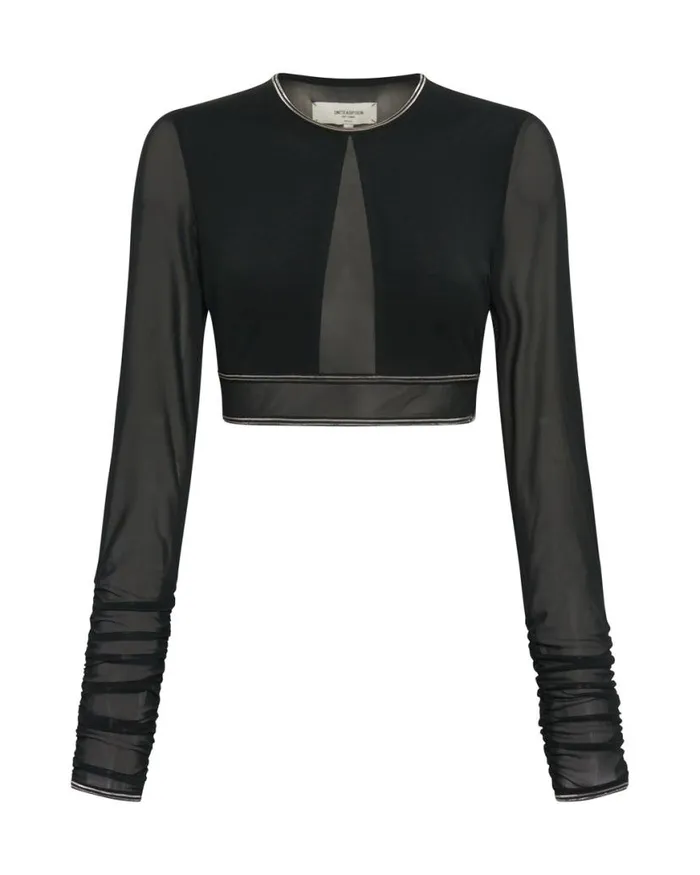 Women One Teaspoon Tops DOMINATOR MESH LONGSLEEVE TOP Women One Teaspoon Tops DOMINATOR MESH LONGSLEEVE TOP