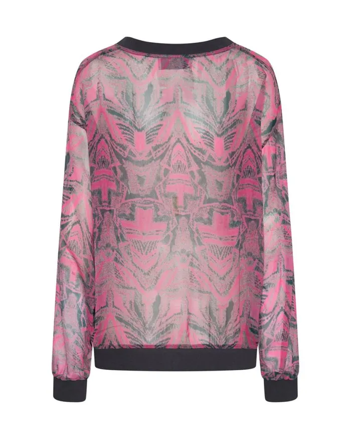 Women One Teaspoon Tops KALEIDOSCOPE CREW LONG SLEEVE TOP Women One Teaspoon Tops KALEIDOSCOPE CREW LONG SLEEVE TOP