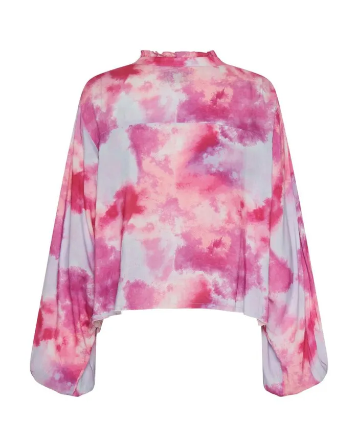 Women One Teaspoon Tops PINK TORNADO RECYCLED RHIANNON TOP Women One Teaspoon Tops PINK TORNADO RECYCLED RHIANNON TOP