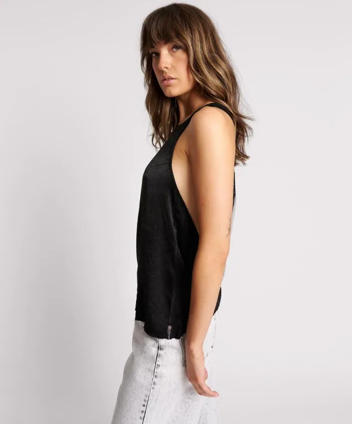 Women One Teaspoon Tops ROXIE EMBELLISHED BACKLESS TOP Women One Teaspoon Tops ROXIE EMBELLISHED BACKLESS TOP