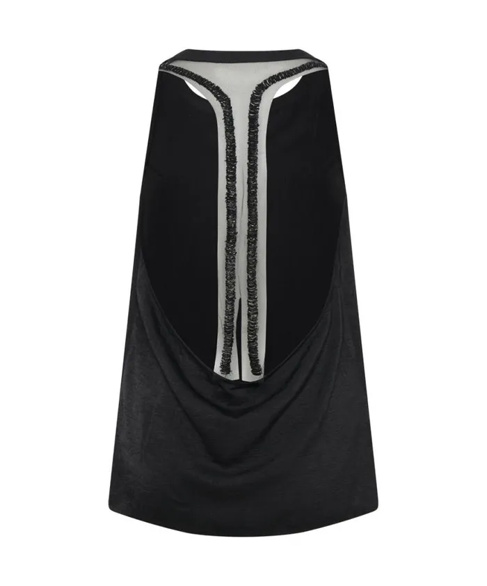 Women One Teaspoon Tops ROXIE EMBELLISHED BACKLESS TOP Women One Teaspoon Tops ROXIE EMBELLISHED BACKLESS TOP