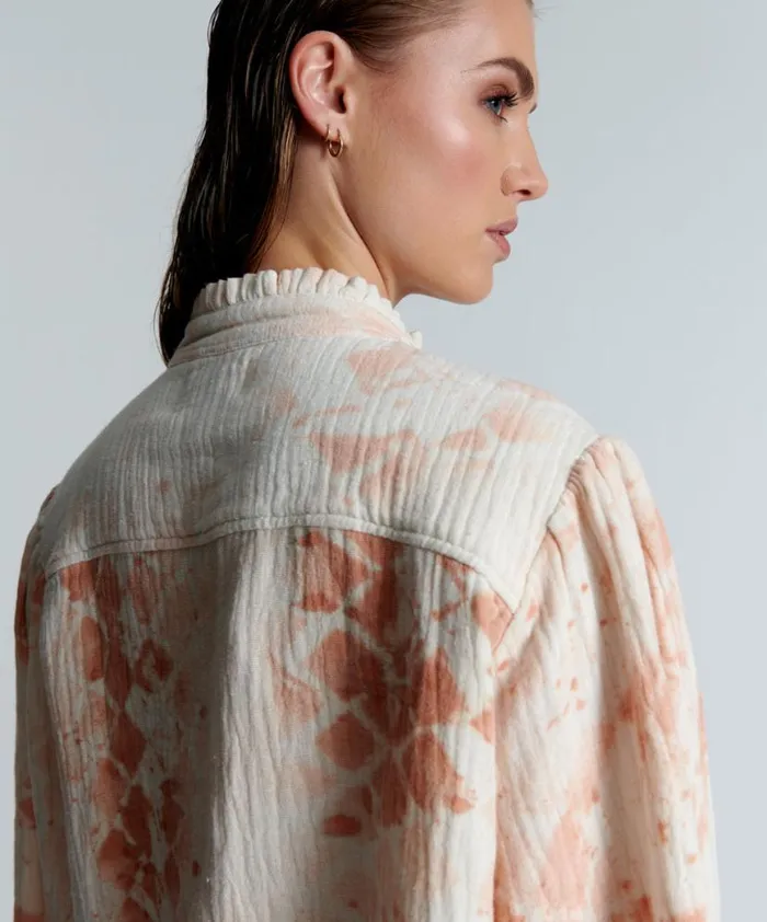 Women One Teaspoon Tops SOFT SNAKE RHIANNON TOP Women One Teaspoon Tops SOFT SNAKE RHIANNON TOP