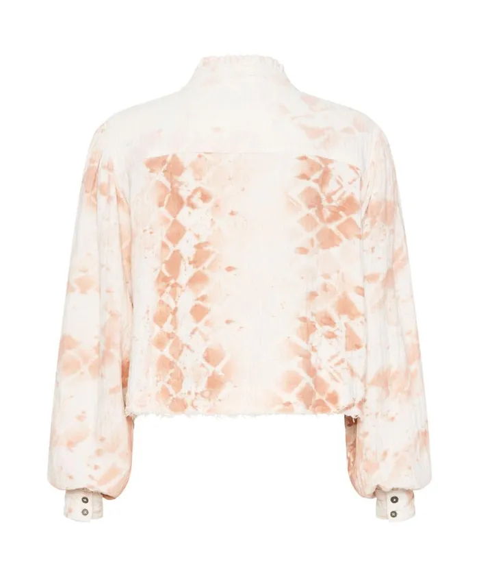 Women One Teaspoon Tops SOFT SNAKE RHIANNON TOP Women One Teaspoon Tops SOFT SNAKE RHIANNON TOP