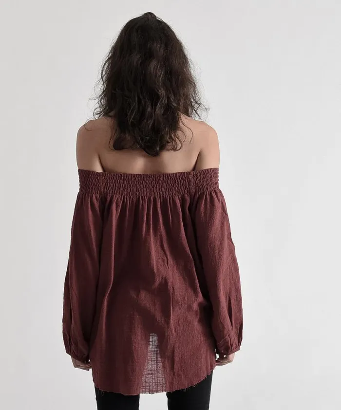 Women One Teaspoon Tops TAHITIAN PEARL MUSLIN TOP 0 Women One Teaspoon Tops TAHITIAN PEARL MUSLIN TOP 0