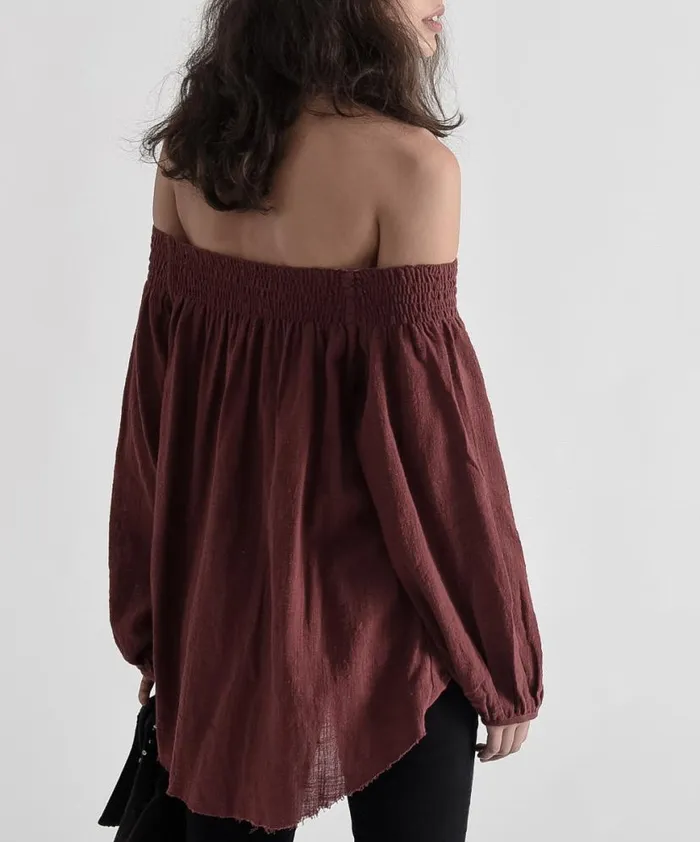 Women One Teaspoon Tops TAHITIAN PEARL MUSLIN TOP 0 Women One Teaspoon Tops TAHITIAN PEARL MUSLIN TOP 0