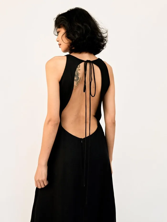 Women Ophelia Dress Black The UNDONE Dresses Women Ophelia Dress Black The UNDONE Dresses
