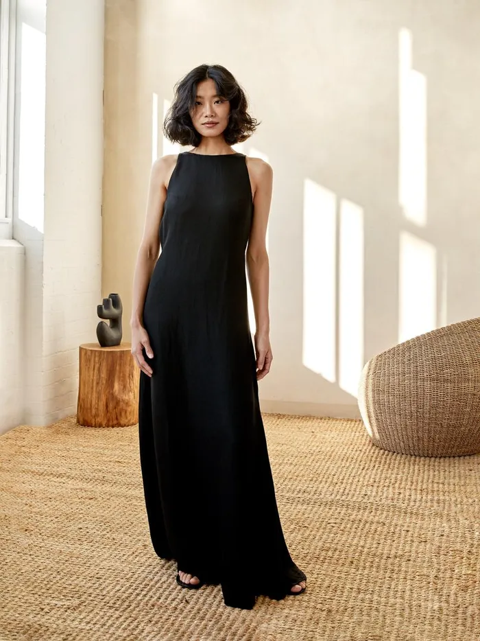 Women Ophelia Dress Black The UNDONE Dresses Women Ophelia Dress Black The UNDONE Dresses
