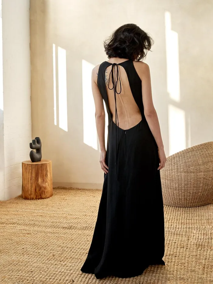 Women Ophelia Dress Black The UNDONE Dresses Women Ophelia Dress Black The UNDONE Dresses