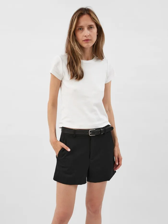 Women Organic Cotton Baby Tee White The UNDONE Tops