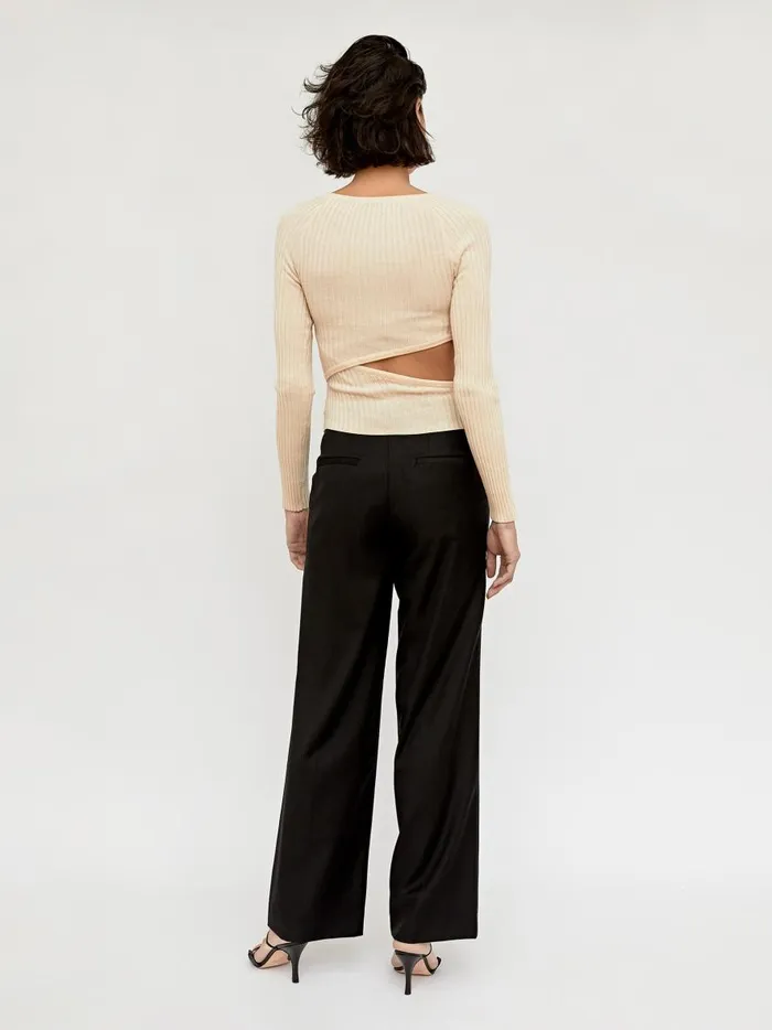 Women Origami Top Ivory The UNDONE Tops