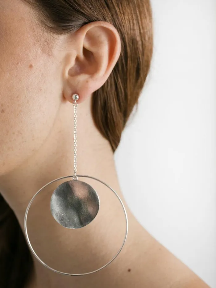 Women Overture Earrings Silver The UNDONE Earrings Women Overture Earrings Silver The UNDONE Earrings