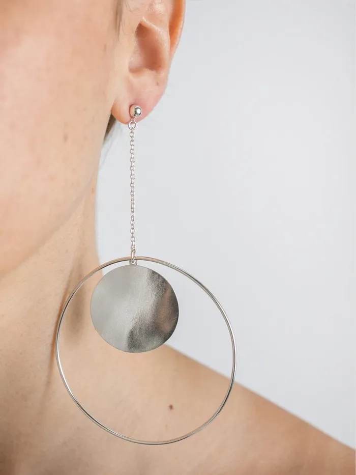 Women Overture Earrings Silver The UNDONE Earrings Women Overture Earrings Silver The UNDONE Earrings