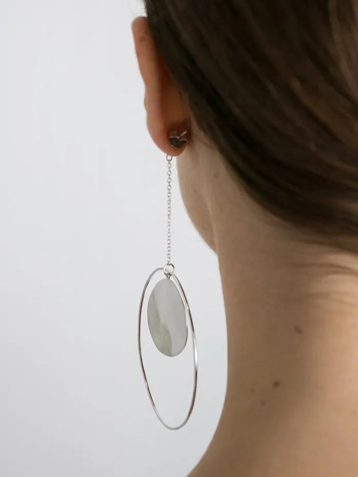 Women Overture Earrings Silver The UNDONE Earrings Women Overture Earrings Silver The UNDONE Earrings