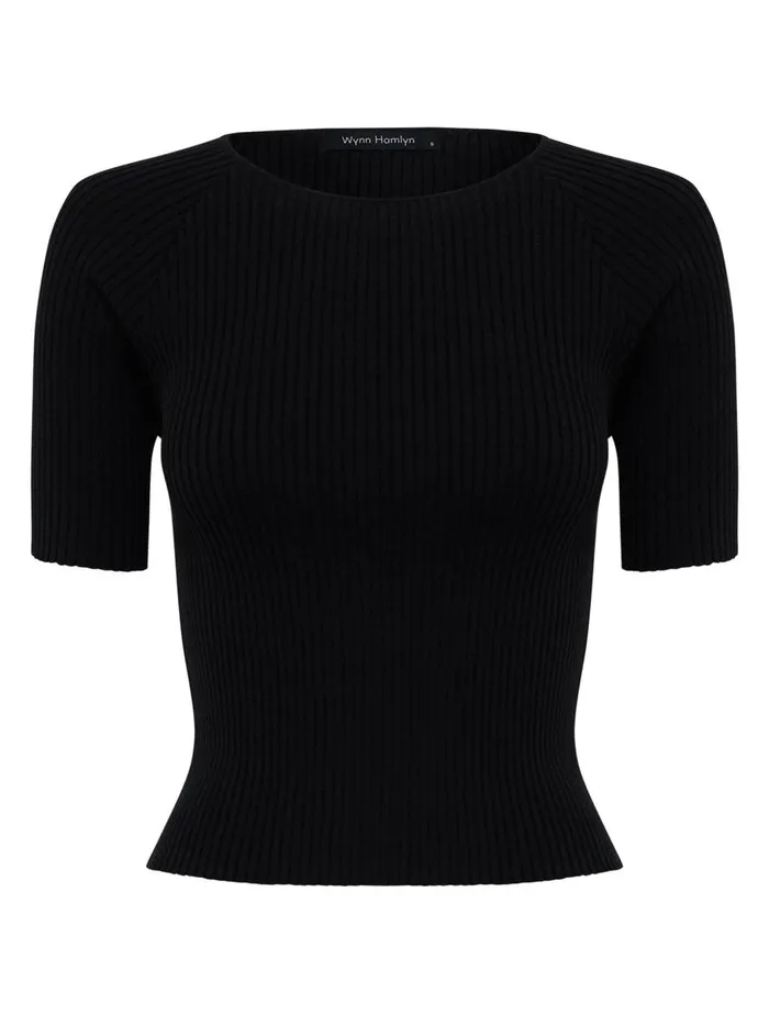 Women Palm TShirt Black The UNDONE Tops