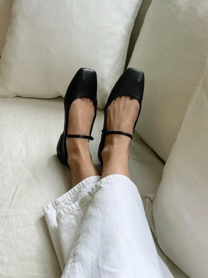 Women Phoebe Flat Black The UNDONE Flats Women Phoebe Flat Black The UNDONE Flats