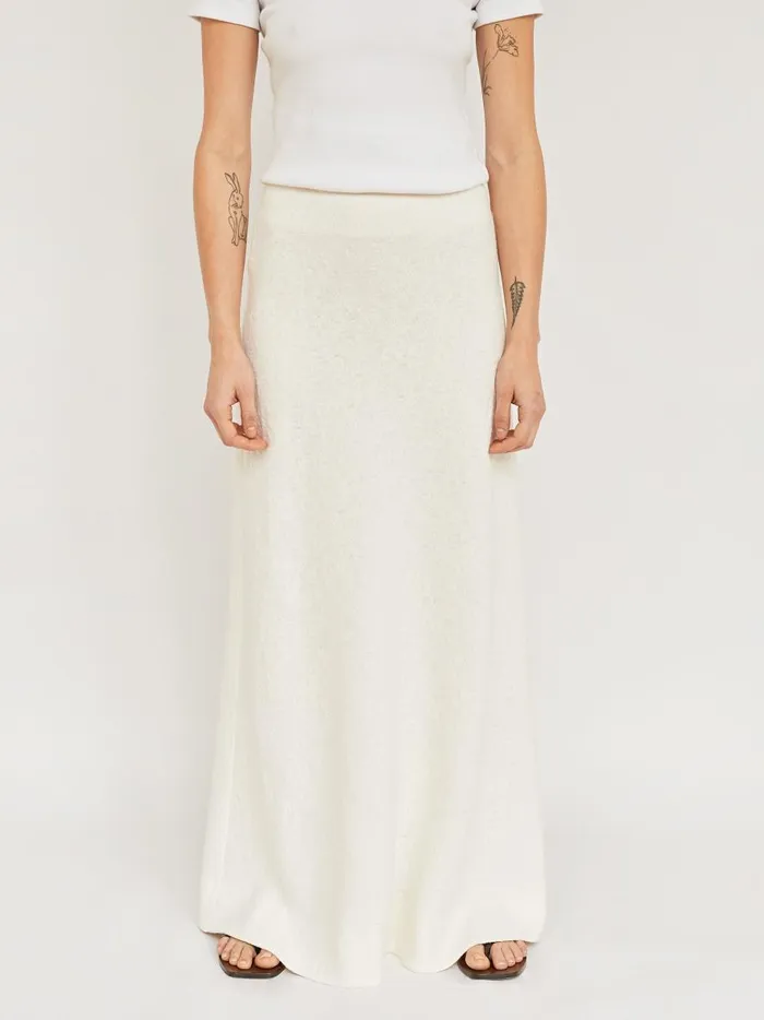Women Pila Maxi Skirt Crema The UNDONE Skirts