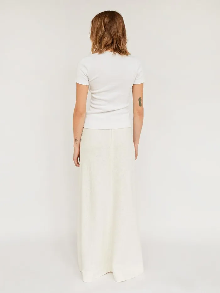 Women Pila Maxi Skirt Crema The UNDONE Skirts