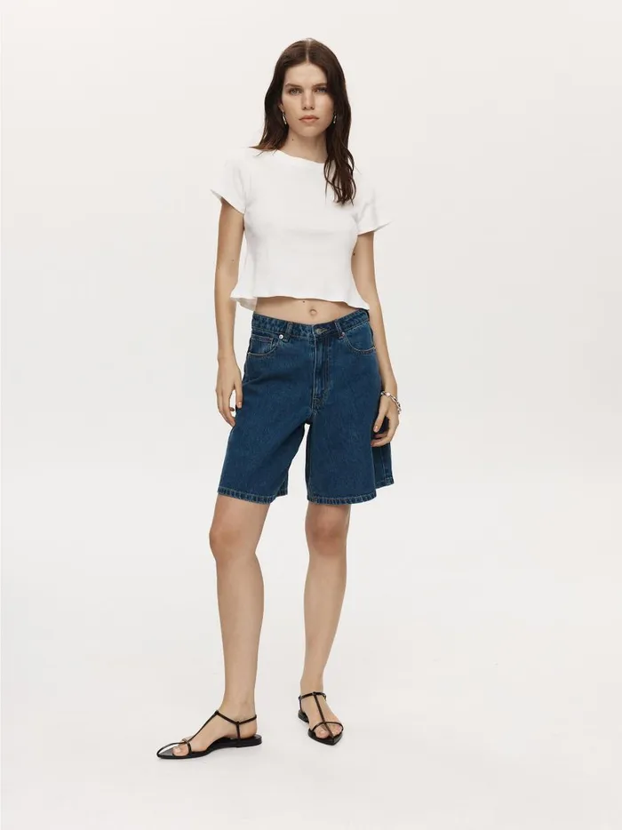 Women Relaxed Jean Short Heritage Blue The UNDONE Shorts
