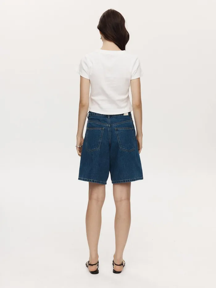 Women Relaxed Jean Short Heritage Blue The UNDONE Shorts