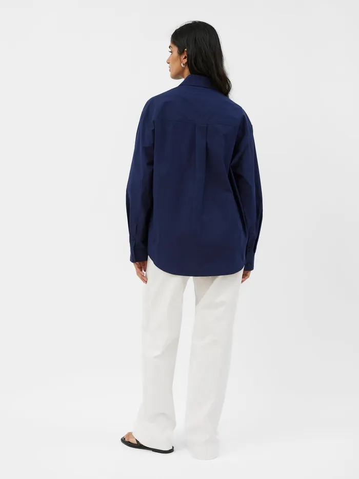 Women Relaxed Shirt Navy The UNDONE Maternity Women Relaxed Shirt Navy The UNDONE Maternity