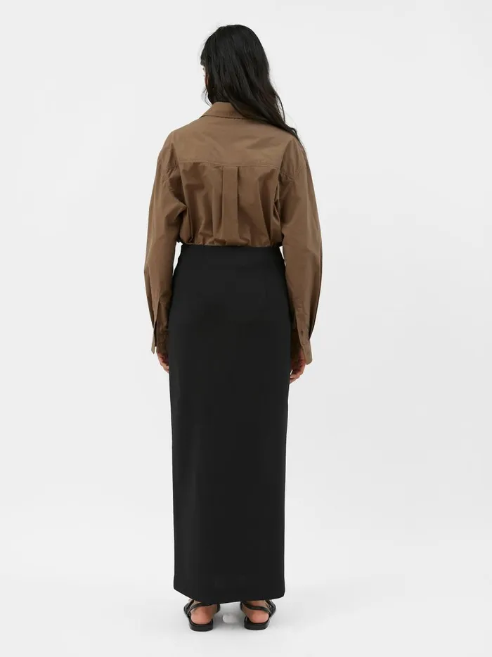 Women Relaxed Shirt Olive The UNDONE Tops