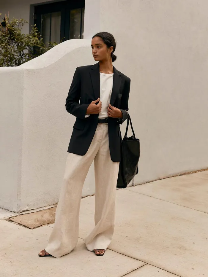 Women Relaxed Trouser Natural The UNDONE Pants