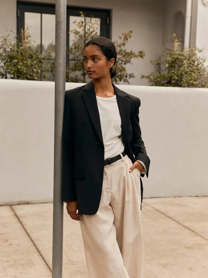 Women Relaxed Trouser Natural The UNDONE Pants