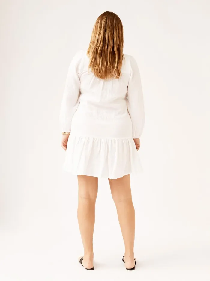 Women Remember Me Mini Dress White The UNDONE Dresses