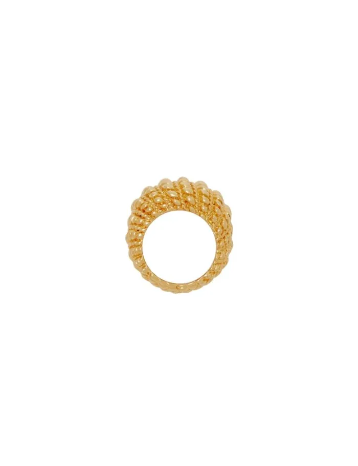 Women Rings Zimmermann Twisted Rope Dome Ring Gold