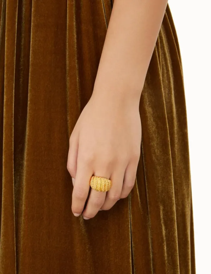Women Rings Zimmermann Twisted Rope Dome Ring Gold