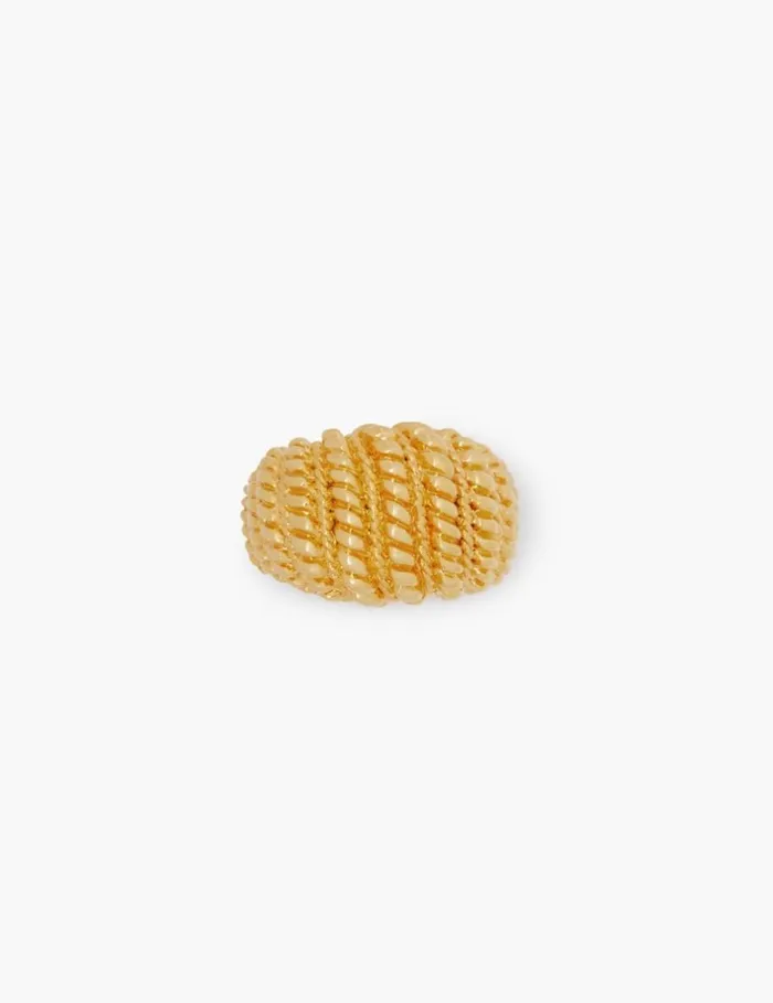 Women Rings Zimmermann Twisted Rope Dome Ring Gold