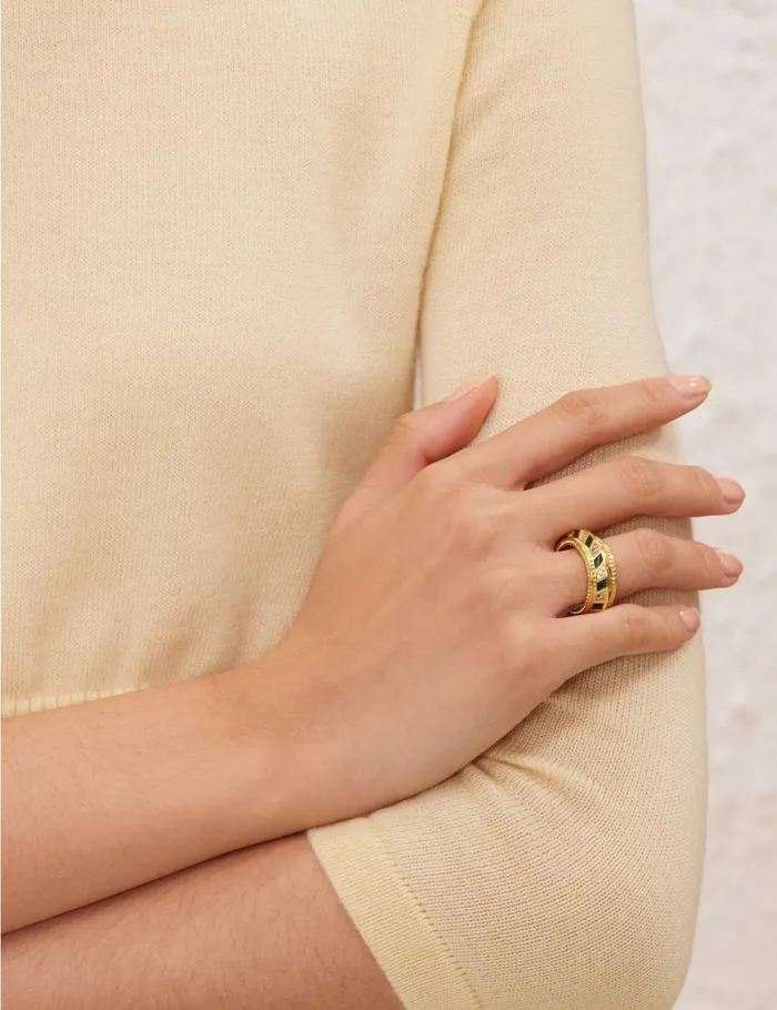 Women Rings Zimmermann Zimmemorabilia Band Ring Goldgreen