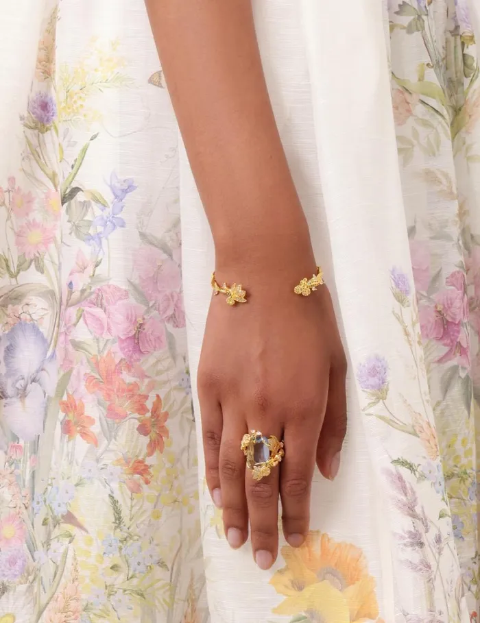 Women Rings Zimmermann Zimmermann Bloom Cocktail Ring Goldmulti